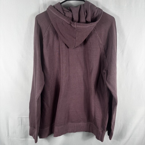 Goodfellow & Co Men's Garment Dyed Lightweight Pullover Hoodie Mauve Purple - Picture 4 of 4